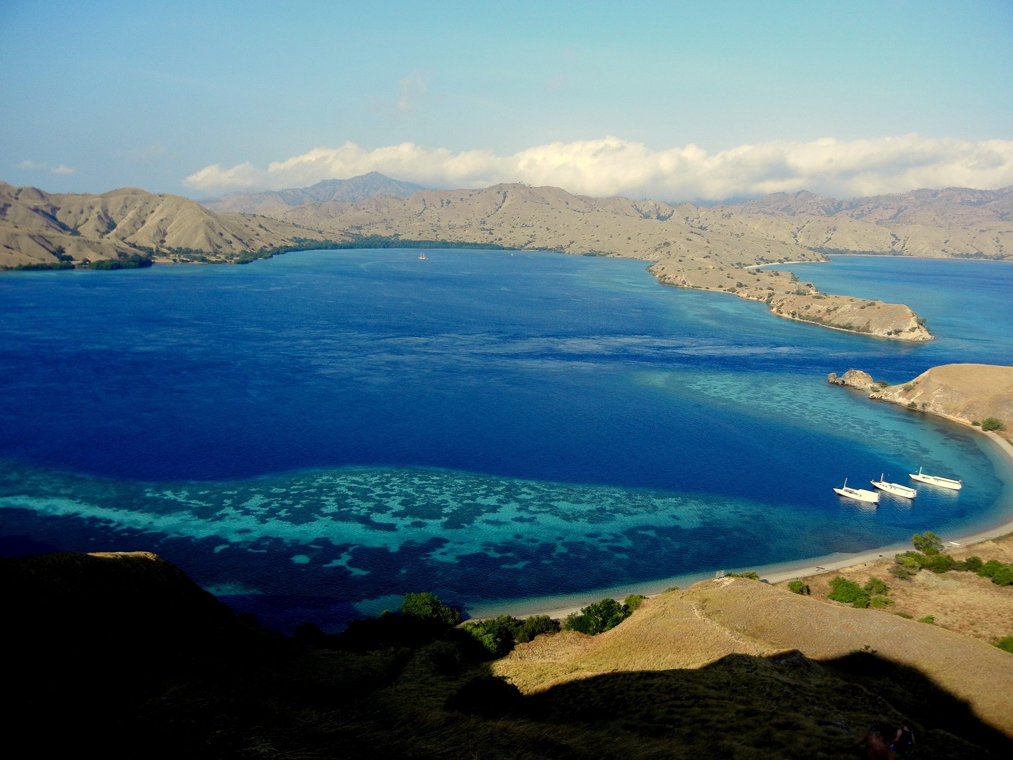 Indonésie - plavba z ostrova Lombok na Flores